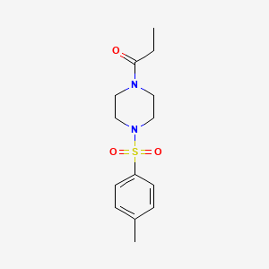 1-[(4-methylphenyl)sulfonyl]-4-propionylpiperazine