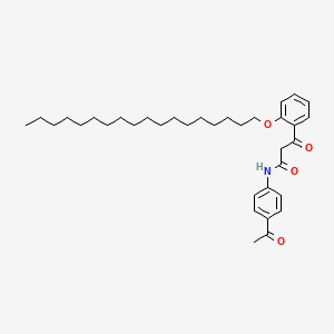 N-(4-acetylphenyl)-3-[2-(octadecyloxy)phenyl]-3-oxopropanamide