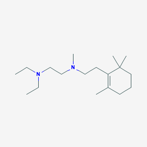 molecular formula C18H36N2 B5195776 N,N-diethyl-N'-methyl-N'-[2-(2,6,6-trimethyl-1-cyclohexen-1-yl)ethyl]-1,2-ethanediamine 