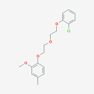 1-{2-[2-(2-chlorophenoxy)ethoxy]ethoxy}-2-methoxy-4-methylbenzene