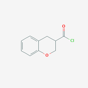 molecular formula C10H9ClO2 B051958 色满-3-羰基氯 CAS No. 115822-58-7