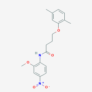 4-(2,5-dimethylphenoxy)-N-(2-methoxy-4-nitrophenyl)butanamide