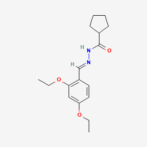 N'-(2,4-diethoxybenzylidene)cyclopentanecarbohydrazide
