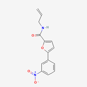 N-allyl-5-(3-nitrophenyl)-2-furamide