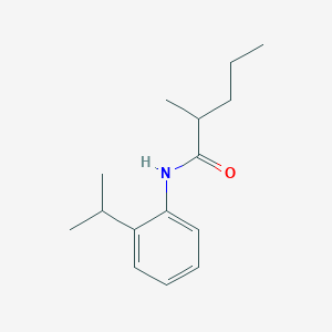molecular formula C15H23NO B5195904 N-(2-isopropylphenyl)-2-methylpentanamide 