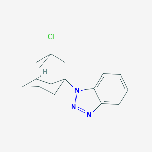 molecular formula C16H18ClN3 B5195973 1-(3-chloro-1-adamantyl)-1H-1,2,3-benzotriazole 