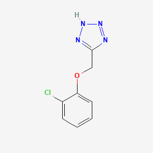 molecular formula C8H7ClN4O B5196187 5-[(2-chlorophenoxy)methyl]-1H-tetrazole CAS No. 24896-25-1