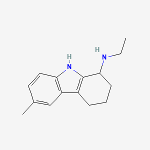 molecular formula C15H20N2 B5196201 N-ethyl-6-methyl-2,3,4,9-tetrahydro-1H-carbazol-1-amine CAS No. 118498-96-7