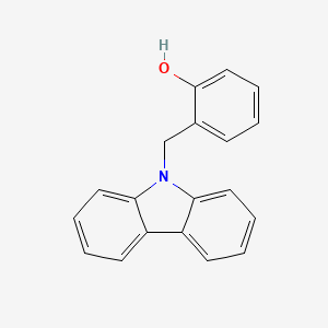 molecular formula C19H15NO B5196208 2-(9H-carbazol-9-ylmethyl)phenol CAS No. 91019-62-4