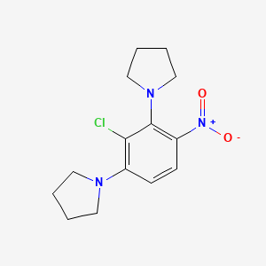 1,1'-(2-chloro-4-nitro-1,3-phenylene)dipyrrolidine