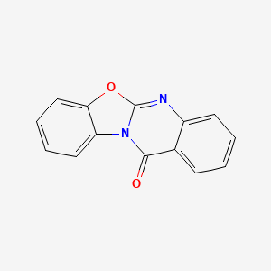molecular formula C14H8N2O2 B5196296 12H-[1,3]benzoxazolo[2,3-b]quinazolin-12-one CAS No. 70083-20-4