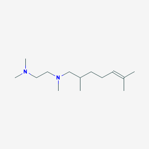 molecular formula C14H30N2 B5196339 N-(2,6-dimethyl-5-hepten-1-yl)-N,N',N'-trimethyl-1,2-ethanediamine 