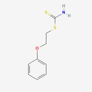 molecular formula C9H11NOS2 B5196366 2-phenoxyethyl dithiocarbamate 