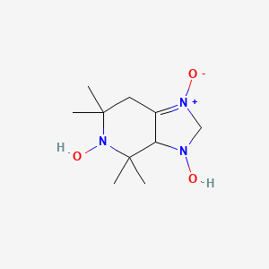 molecular formula C10H19N3O3 B5196369 4,4,6,6-tetramethyl-3a,4,6,7-tetrahydro-2H-imidazo[4,5-c]pyridine-3,5-diol 1-oxide 