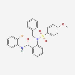 2-{benzyl[(4-methoxyphenyl)sulfonyl]amino}-N-(2-bromophenyl)benzamide