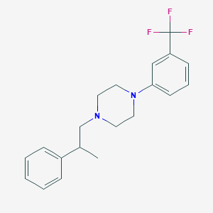 molecular formula C20H23F3N2 B5196401 1-(2-phenylpropyl)-4-[3-(trifluoromethyl)phenyl]piperazine 
