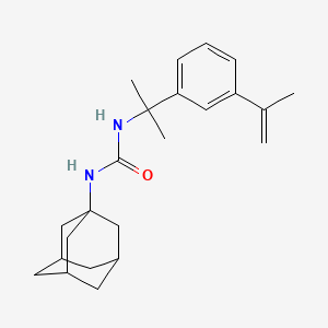 molecular formula C23H32N2O B5196409 N-1-adamantyl-N'-[1-(3-isopropenylphenyl)-1-methylethyl]urea 