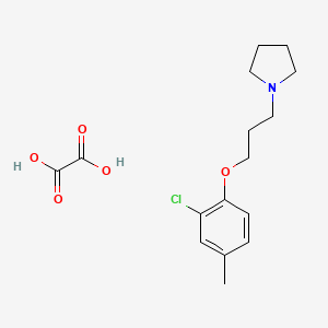 1-[3-(2-chloro-4-methylphenoxy)propyl]pyrrolidine oxalate