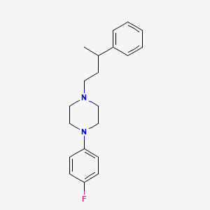 1-(4-fluorophenyl)-4-(3-phenylbutyl)piperazine