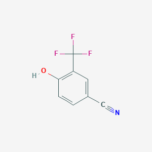 molecular formula C8H4F3NO B051966 4-羟基-3-(三氟甲基)苯甲腈 CAS No. 124811-71-8