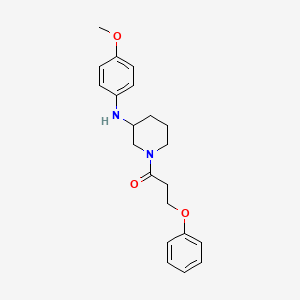 N-(4-methoxyphenyl)-1-(3-phenoxypropanoyl)-3-piperidinamine