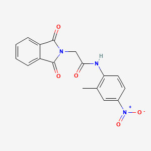 2-(1,3-dioxo-1,3-dihydro-2H-isoindol-2-yl)-N-(2-methyl-4-nitrophenyl)acetamide