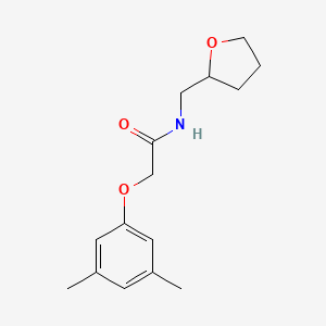 2-(3,5-dimethylphenoxy)-N-(tetrahydro-2-furanylmethyl)acetamide