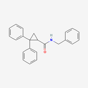 molecular formula C23H21NO B5196666 N-benzyl-2,2-diphenylcyclopropanecarboxamide 