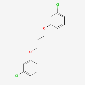 molecular formula C15H14Cl2O2 B5196698 1,1'-[1,3-propanediylbis(oxy)]bis(3-chlorobenzene) 