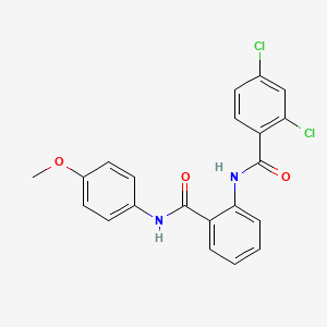 2,4-dichloro-N-(2-{[(4-methoxyphenyl)amino]carbonyl}phenyl)benzamide