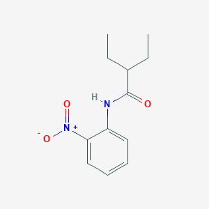molecular formula C12H16N2O3 B5196840 2-ethyl-N-(2-nitrophenyl)butanamide 