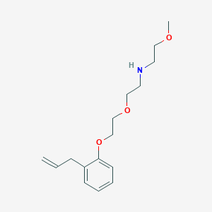 molecular formula C16H25NO3 B5196898 2-[2-(2-allylphenoxy)ethoxy]-N-(2-methoxyethyl)ethanamine 