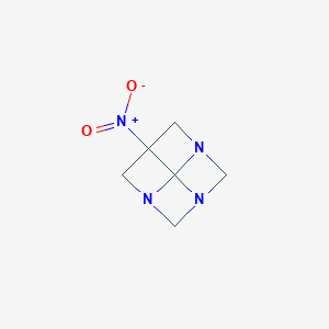 molecular formula C6H8N4O2 B5196984 7-nitro-1,3,5-triazatetracyclo[3.3.1.0~3,9~.0~7,9~]nonane 