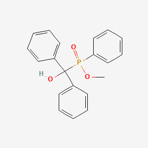 molecular formula C20H19O3P B5196987 methyl [hydroxy(diphenyl)methyl]phenylphosphinate 