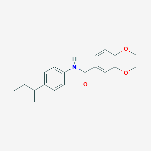 N-(4-sec-butylphenyl)-2,3-dihydro-1,4-benzodioxine-6-carboxamide