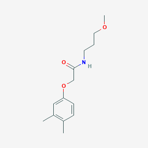 molecular formula C14H21NO3 B5197070 2-(3,4-dimethylphenoxy)-N-(3-methoxypropyl)acetamide 