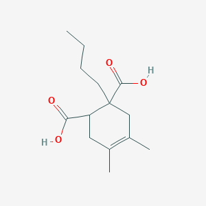 1-butyl-4,5-dimethyl-4-cyclohexene-1,2-dicarboxylic acid