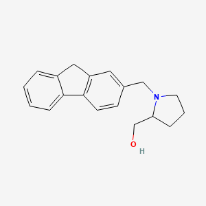 [1-(9H-fluoren-2-ylmethyl)-2-pyrrolidinyl]methanol