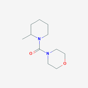 molecular formula C11H20N2O2 B5197234 4-[(2-methyl-1-piperidinyl)carbonyl]morpholine 