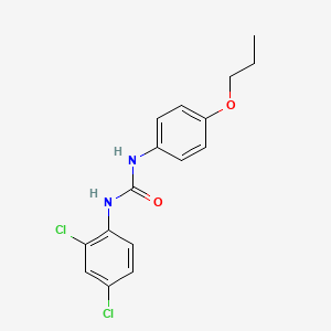 molecular formula C16H16Cl2N2O2 B5197260 N-(2,4-dichlorophenyl)-N'-(4-propoxyphenyl)urea 
