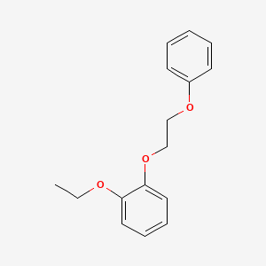 molecular formula C16H18O3 B5197272 1-ethoxy-2-(2-phenoxyethoxy)benzene 