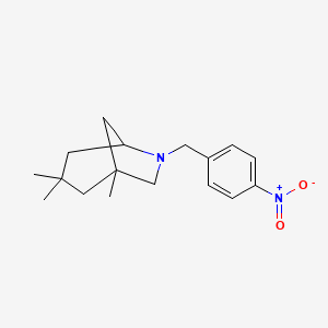 1,3,3-trimethyl-6-(4-nitrobenzyl)-6-azabicyclo[3.2.1]octane