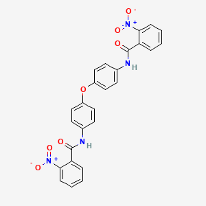 molecular formula C26H18N4O7 B5197306 N,N'-(oxydi-4,1-phenylene)bis(2-nitrobenzamide) 