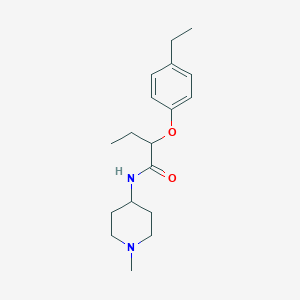 2-(4-ethylphenoxy)-N-(1-methyl-4-piperidinyl)butanamide