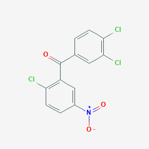 (2-chloro-5-nitrophenyl)(3,4-dichlorophenyl)methanone