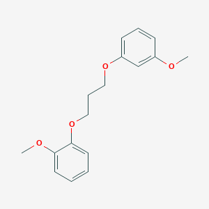 molecular formula C17H20O4 B5197487 1-methoxy-2-[3-(3-methoxyphenoxy)propoxy]benzene 