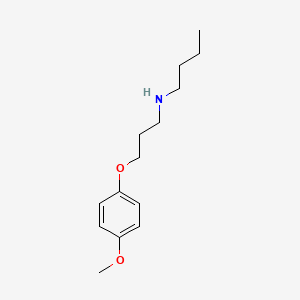 molecular formula C14H23NO2 B5197538 N-[3-(4-methoxyphenoxy)propyl]-1-butanamine 