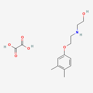 2-{[2-(3,4-dimethylphenoxy)ethyl]amino}ethanol ethanedioate (salt)