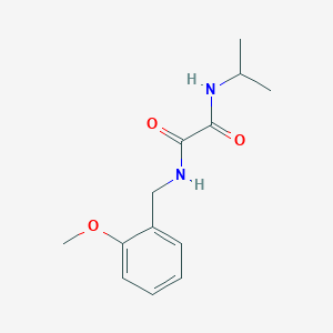 molecular formula C13H18N2O3 B5197644 N-isopropyl-N'-(2-methoxybenzyl)ethanediamide 