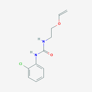 molecular formula C11H13ClN2O2 B5197699 N-(2-chlorophenyl)-N'-[2-(vinyloxy)ethyl]urea 